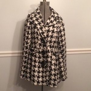 Herringbone Knit Winter Jacket